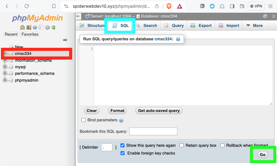 PhpMyAdmin